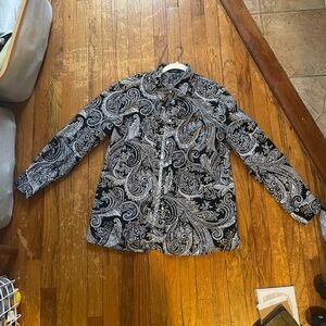 Paisley Button-Down